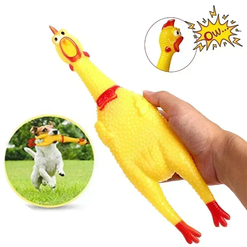 New Dogpool Pet Dog Toys Toys for Bathroom Squeak Toy Screaming Chicken Durian Squeezing Sound Things for Perroo Durable Funny