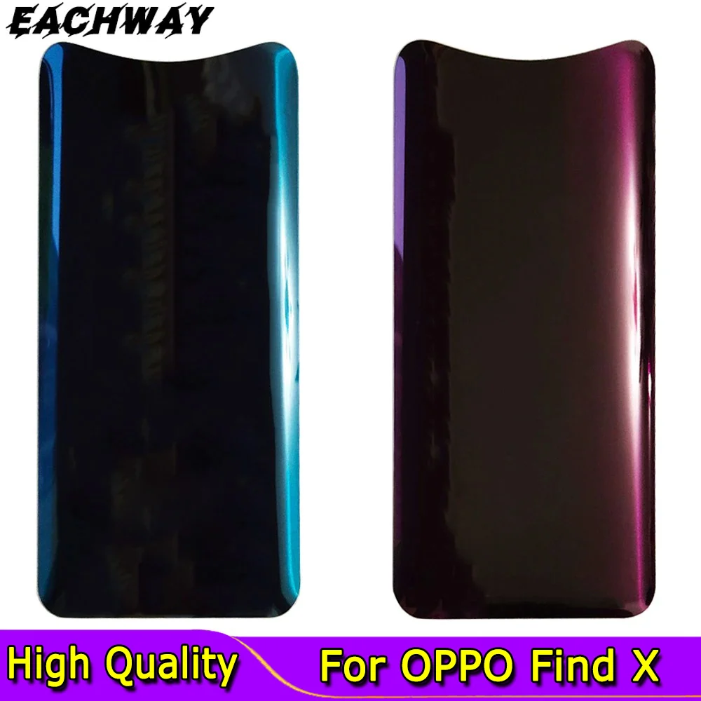 Gehäuse Für OPPO Finden X Batterie Abdeckung Hinten Tür Shell Glas Abdeckung Ersetzen Teile CPH1871 PAFM00 Für OPPO Finden X zurück Abdeckung + Logo