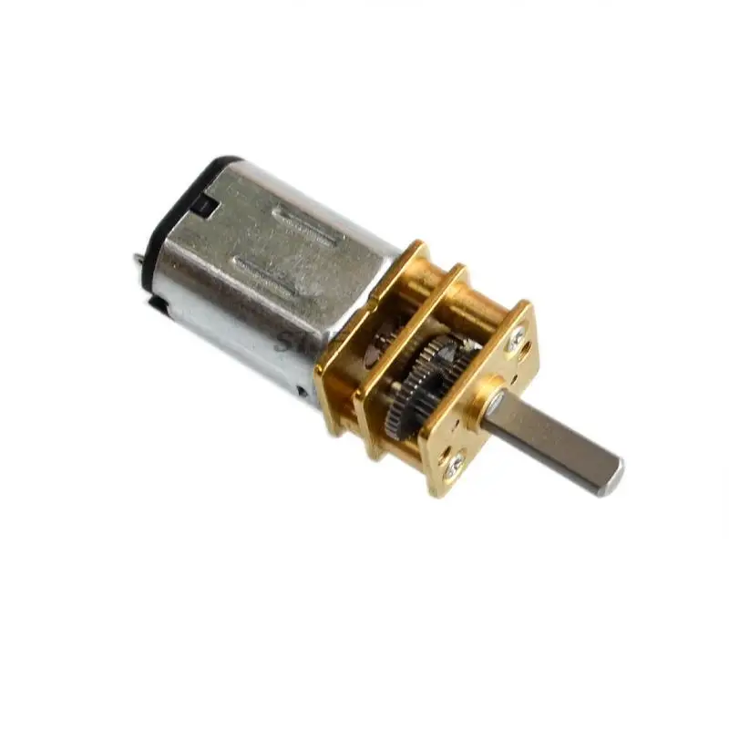 N20 micro reduction motor DC3V-6V DC pure steel metal gear