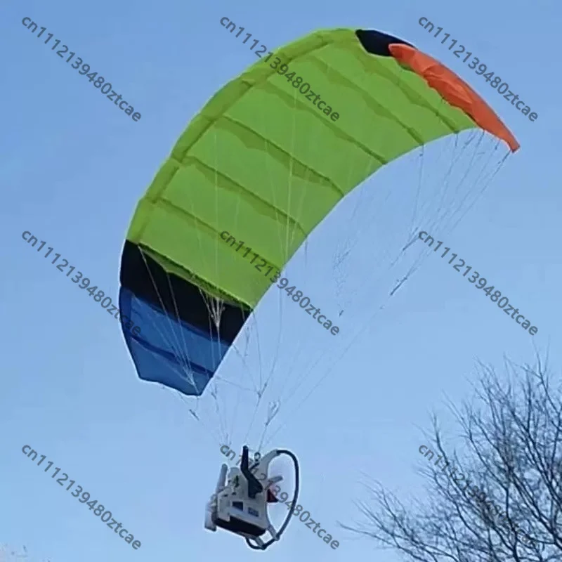 

1.28m RC Powered Paramotor Bright Canopy Stunt Glider Toy For Outdoor Walking Kids Pets