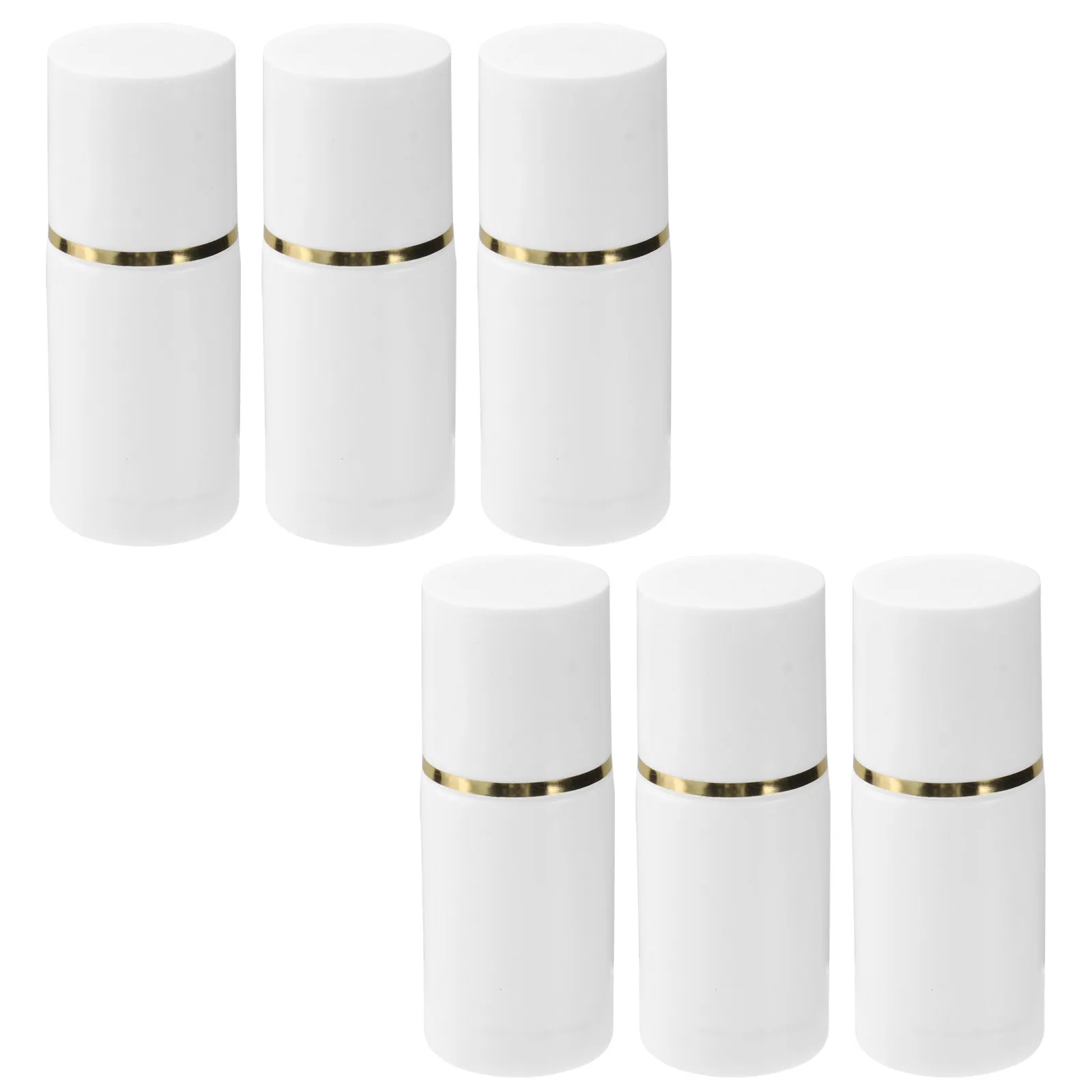 6 szt. butelek na liniment z gąbkową główką, 20 ml, wielokrotnego użytku, szczelne, przenośne pojemniki do przechowywania, idealne na podróże, na leki w płynie.