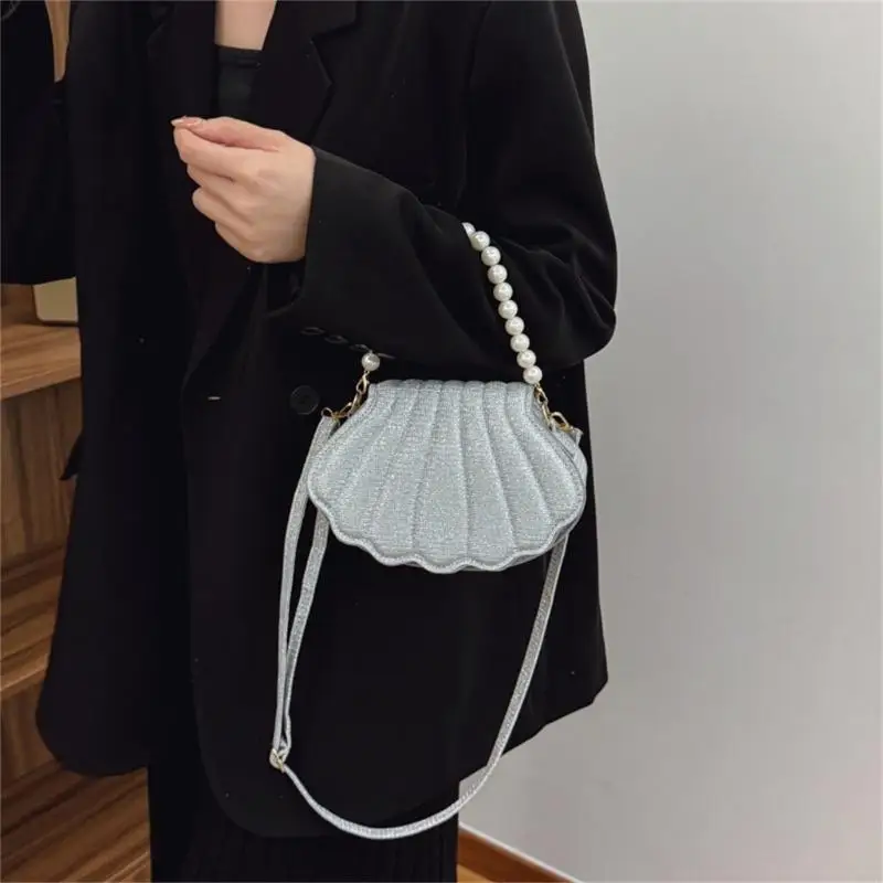 

Y3NE Trendy Women's Shell Designs Shoulder Bag PU Handbag With Ample Storage Space