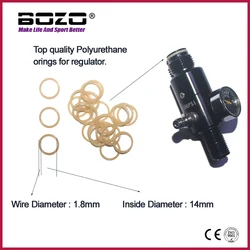 HPA Tank Regulator Head Seal Polyurethane Gasket Washer Oring 20/50pcs