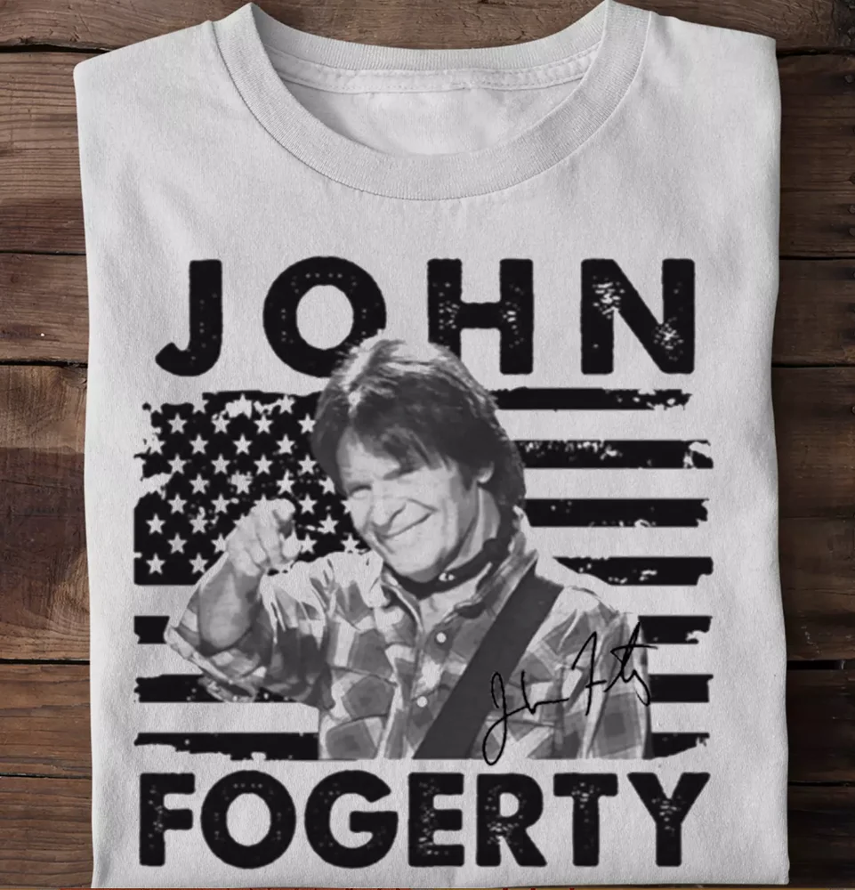 New John Fogerty Cotton Gift For Fan S to 3XL Cotton T-shirt