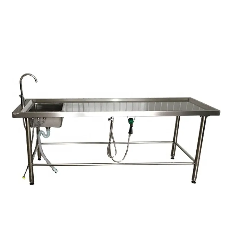 Hospital Equipment Dissection and Table with Sink