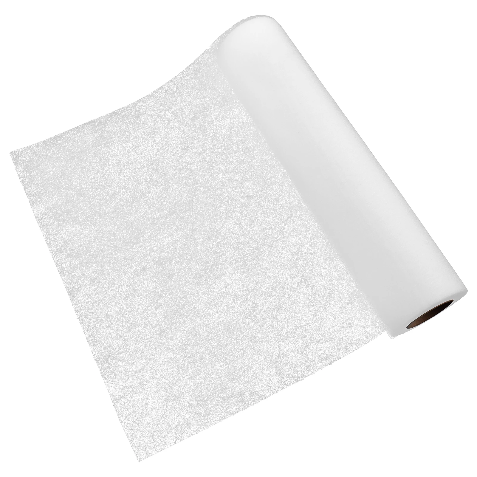20m/Roll Double Sided Fusible Interfacing White Non-woven Fabric Stabilizer For Diy Sewing Crafts And Quilting Projects