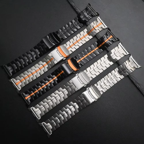 Imagen 2 del producto Correa de titanio de lujo para Samsung Galaxy Watch 8 Classic 46mm/8 40mm/44mm Correa de hombres de negocios para Samsung Galaxy Ultra 47mm Correa