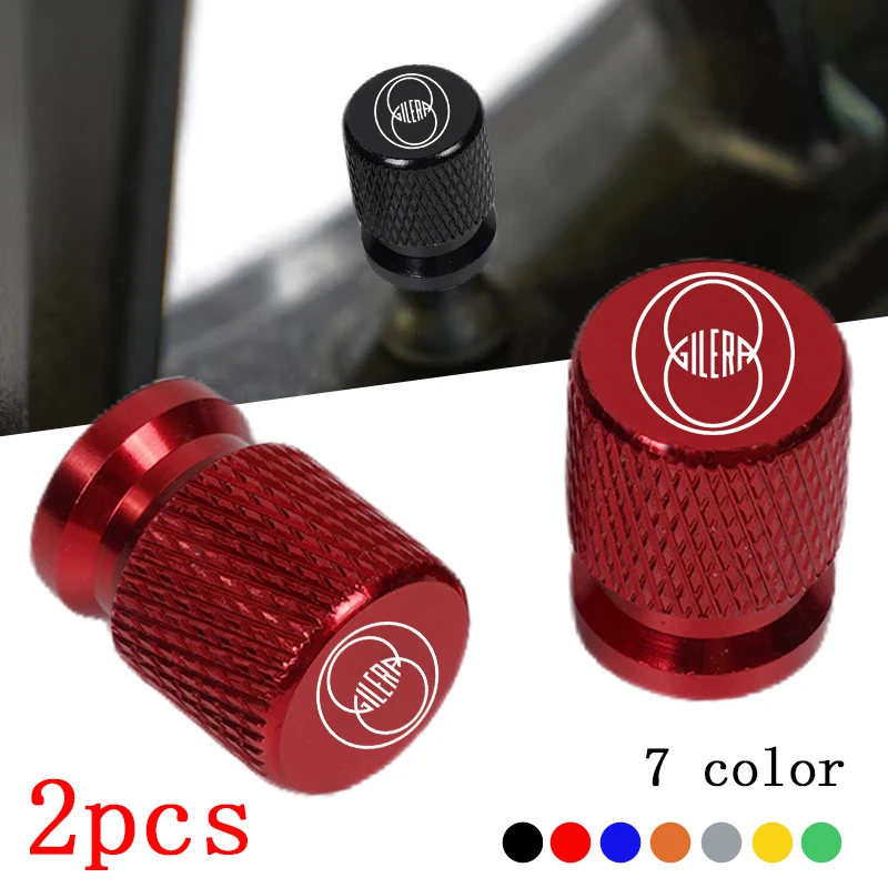 2pcs For Gilera GP800 Fuoco Nexus 500 Runner 50 125 200 Accessories Motorcycle CNC Aluminum Tire Valve Air Port Stem Cover Caps