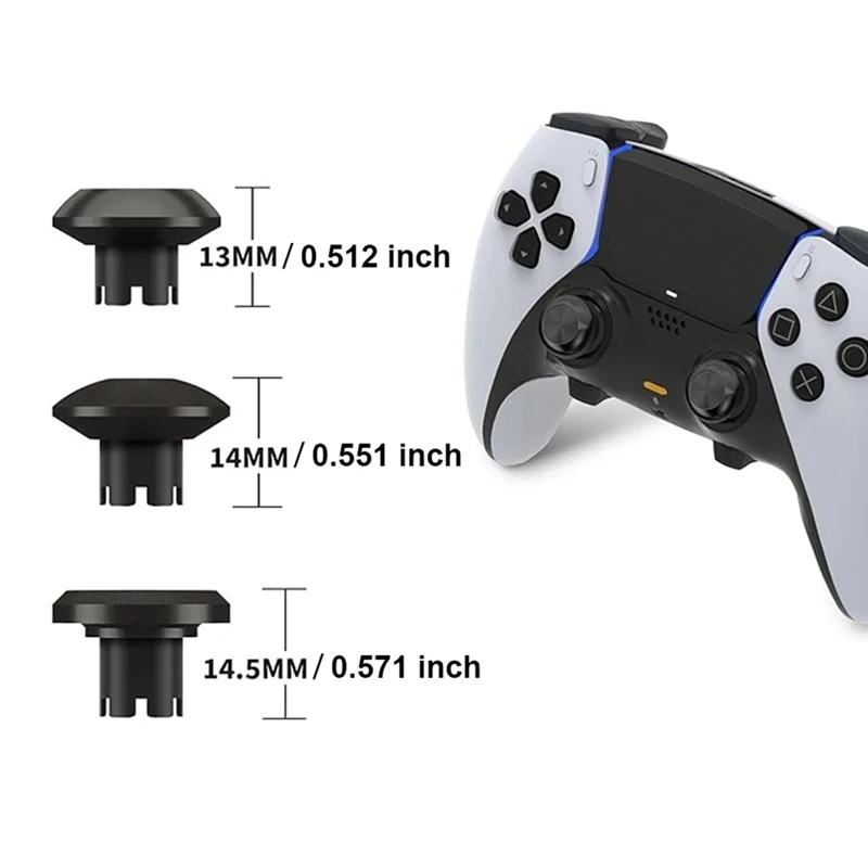 Kit de Joystick de Metal para consola de juegos PS5 Edge, Joystick, paletas traseras, botones de disparo para controlador Dualsense PS5, duradero A