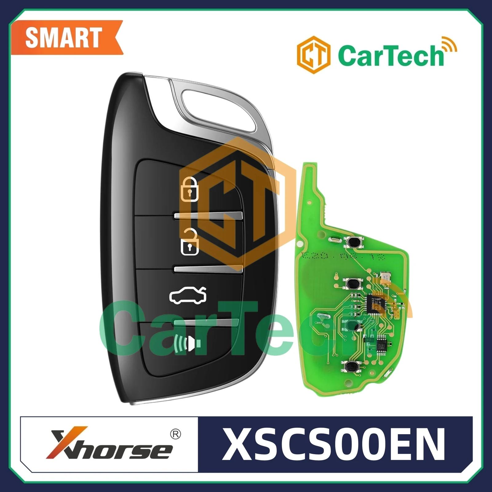 Xhorse Smart Remote Key Colorful Crystal Style 4 Buttons XSCS00EN
