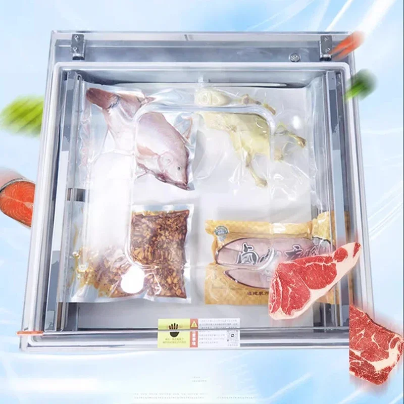 Машина для вакуумной упаковки приготовленных пищевых продуктов, вакуумная машина для запечатывания, оборудование для упаковки и запечатывания