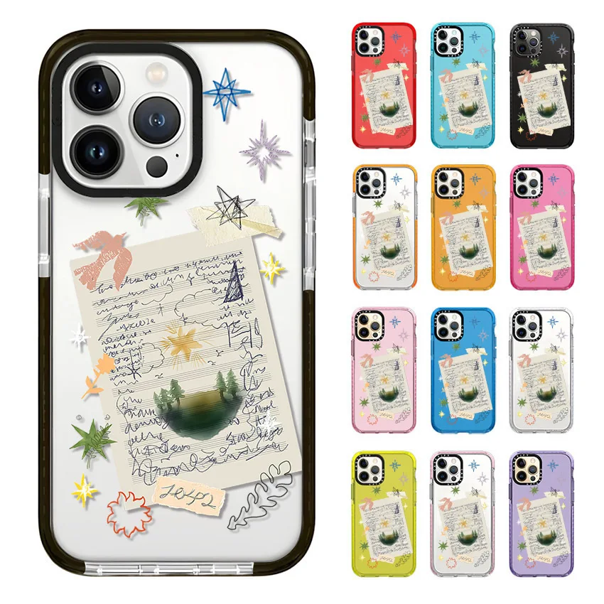 الحيوانات القط قضية الهاتف آيفون 17 16 15 14 13 12 11 برو ماكس XR 7 8 زائد SE 2020 2022 البسيطة الهواء لينة بولي TPU للصدمات الغطاء الخلفي #1