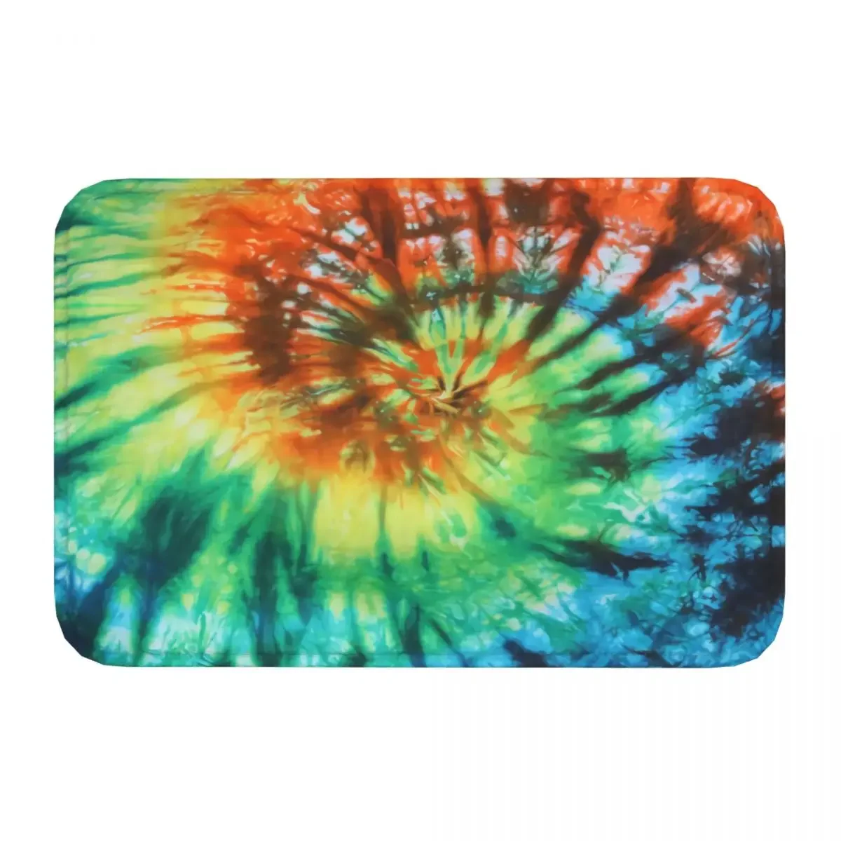 Non-Slip Carpet Dye Painting Colorful Doormat Bedroom Kitchen Mat Entrance Door Home Rug