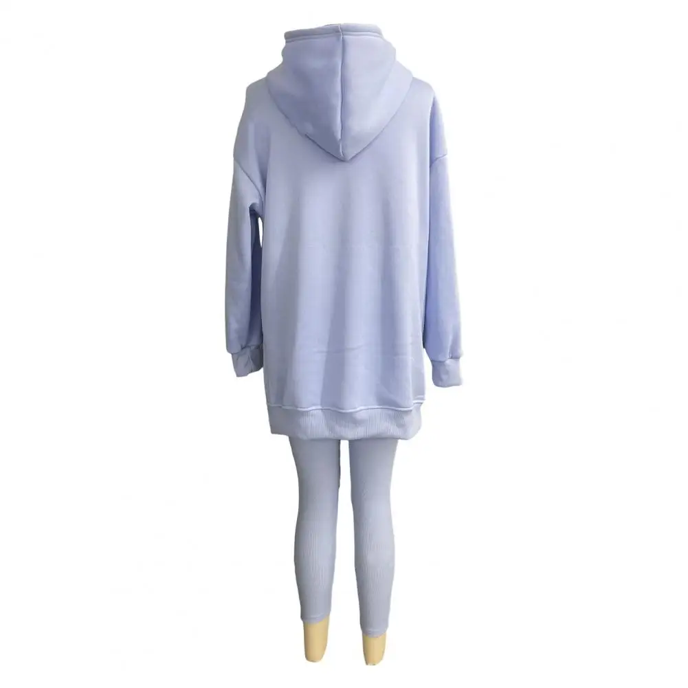 

Осенне-зимний джемпер для бега в тренажерном зале, женская осенняя одежда, комплект из 2 предметов, укороченный топ, толстовка большого размера, женские спортивные костюмы, повседневная одежда