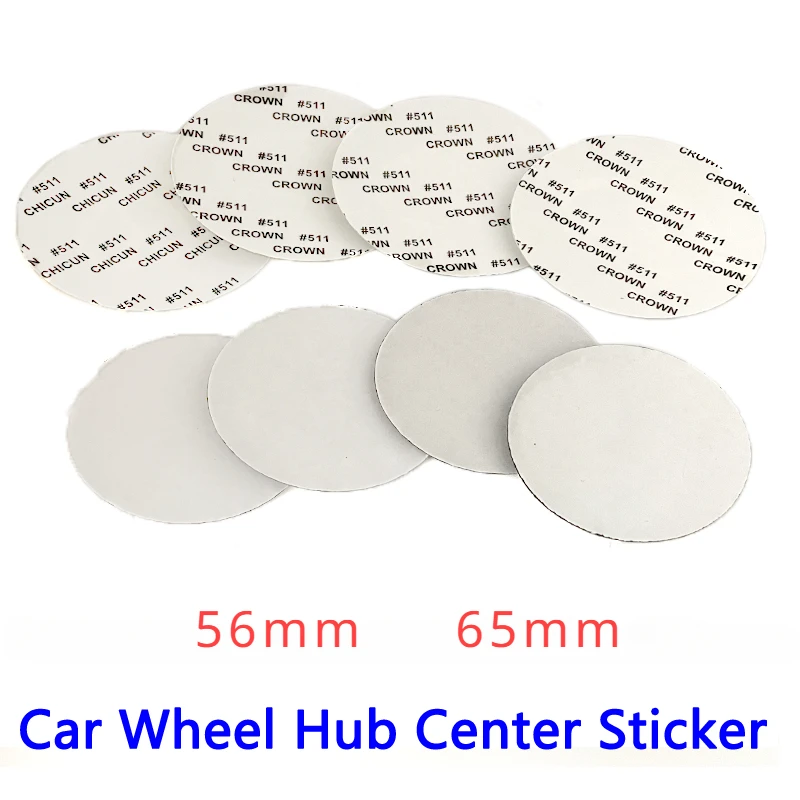 56//65mm 4PCS Car Wheel Hub Caps Emblem Badge Stickers Decoration For AUDI S RS A3 A4 B8 8P 8V A6 C7 A5 Q5 B7 B6 B9 Q3 Q7 A7