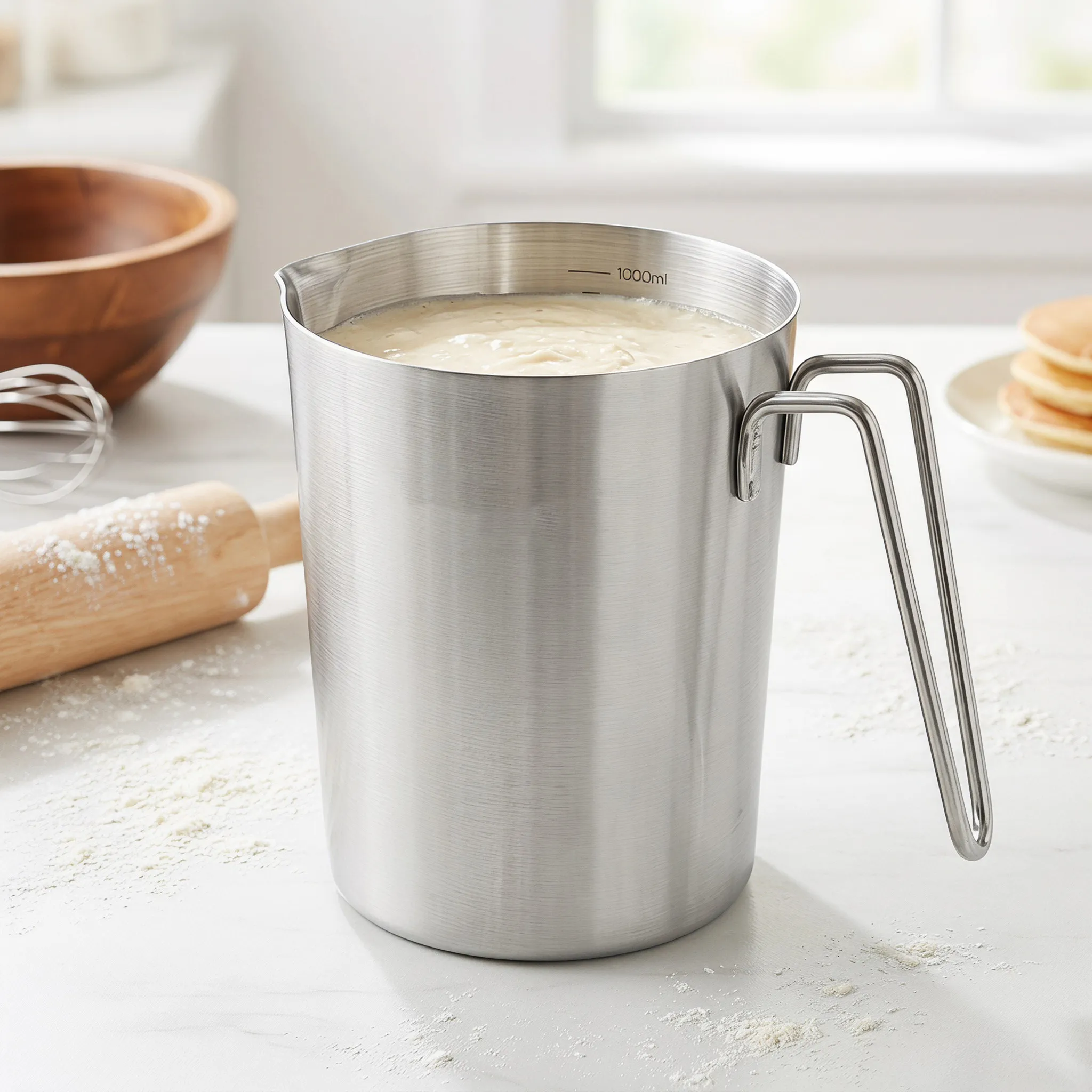 Stainless Steel Measuring Pitc - Milk Frother review and price
