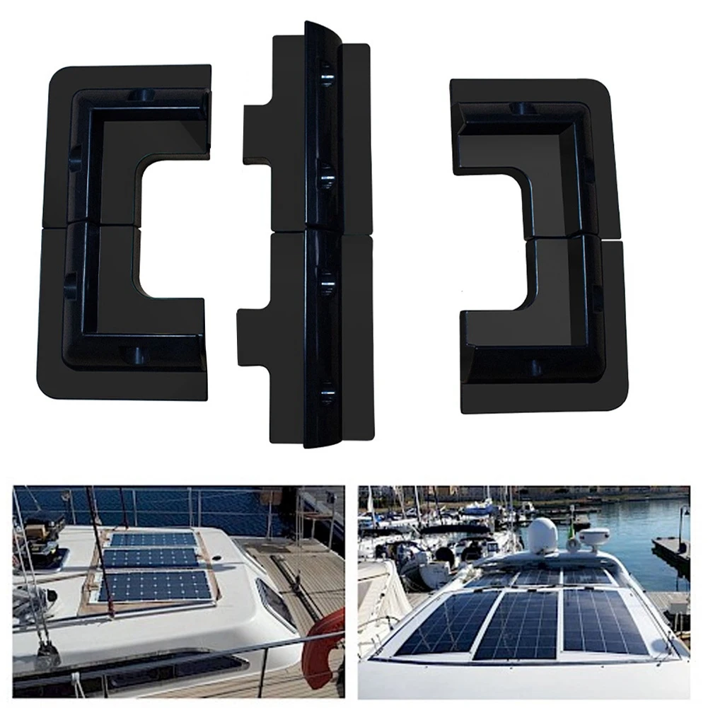 6 Pcs Solar Panel Corner Side Mounting Bracket Kit for Caravans Camper RV Lorries Buses Boats Yachts