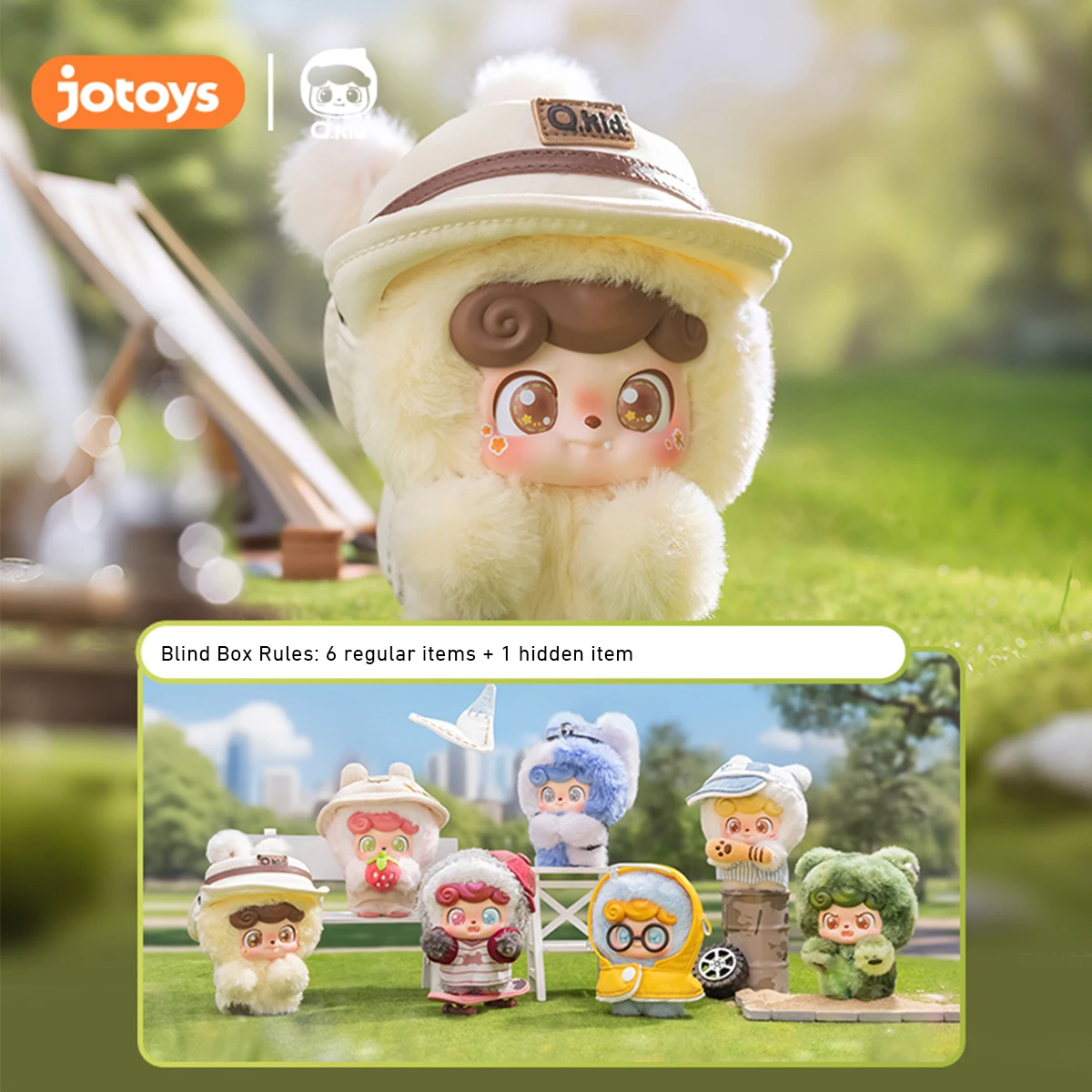 HIPLAY JOTOYS Q.Kid Ensemble de séries d'activités de plein air Figurine de boîte aveugle