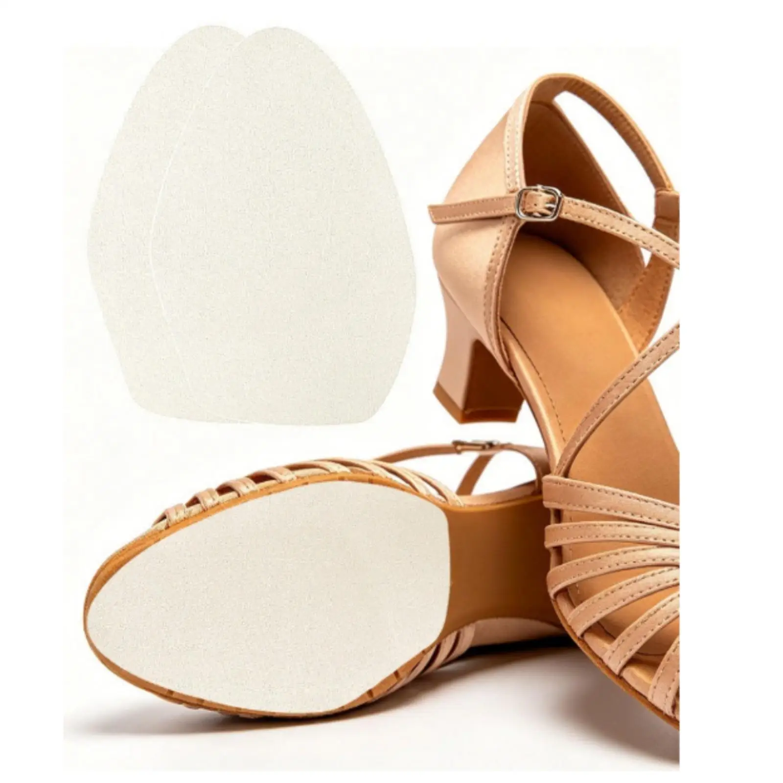 Suede Dance Shoe Bottom Layers with Self Friction-Reducing Dance Shoe Dance Shoe Bottom Layers on Material for Dancers,