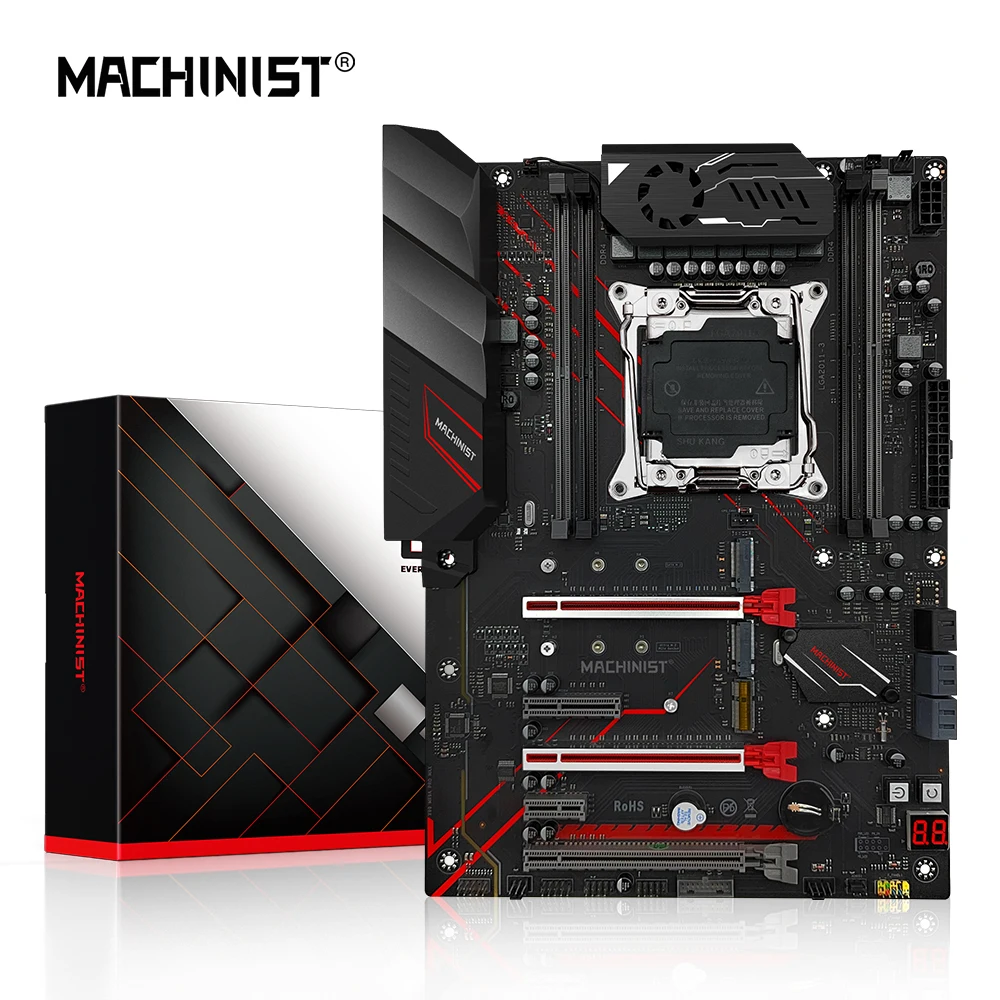 MACHINIST X99 MR9A PRO MAX płyta główna LGA 2011-3 obsługuje Xeon E5 V3 V4 CPU DDR4 ECC/Non-ECC RAM ATX NVME M.2 SATA cztery kanały