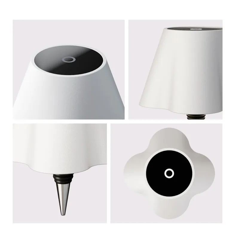 Atmospheric Light Insertable Bottle Light RGB Three Color Dimmable Metal Tap Light Rechargeable LED Bar Counter Light For Home