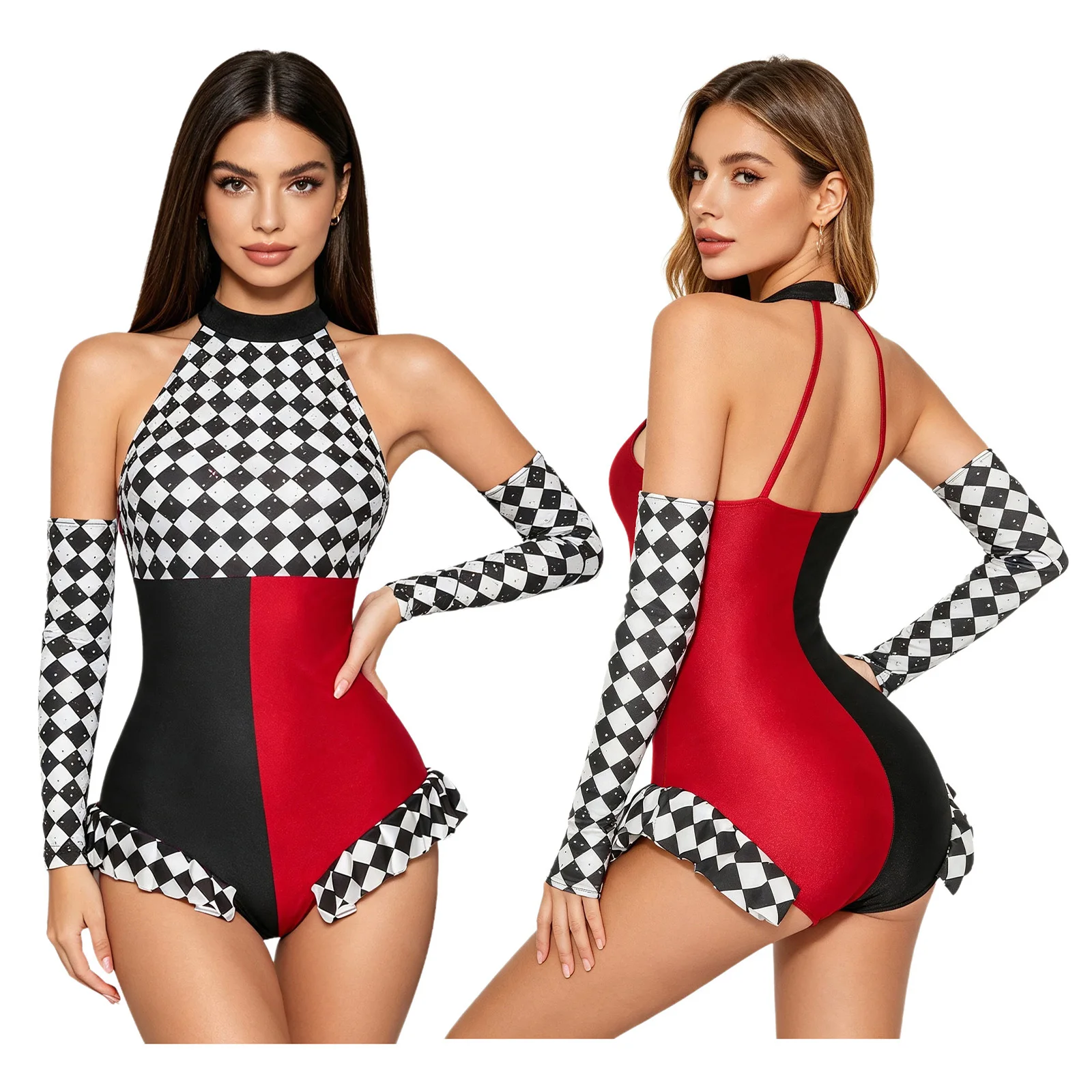 Costume de cosplay de clown de - Halter Neck Top avis et prix