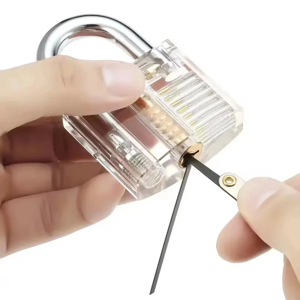3Lot IN 1 Unlocking Lock Pick Set Key Extractor Padlocks Kit Locksmith Pick Training Kit Pin Broken Key Hand Tool Locksmith