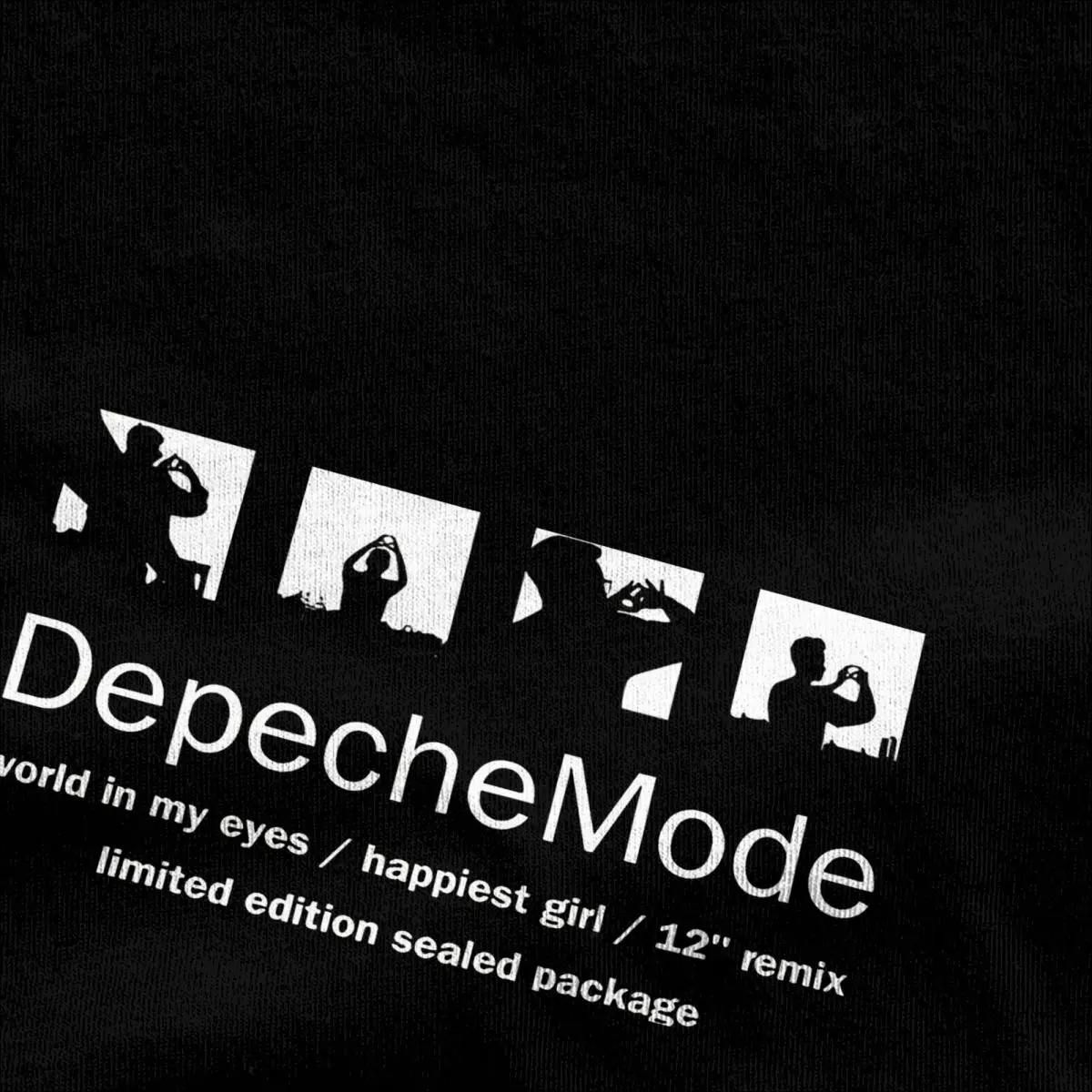 Depeched Rock Music T-Shirt Modes World in My Eyes Fashion T-Shirts Short-Sleeve Y2K Retro Tops Beach Cotton Oversize Top Tees