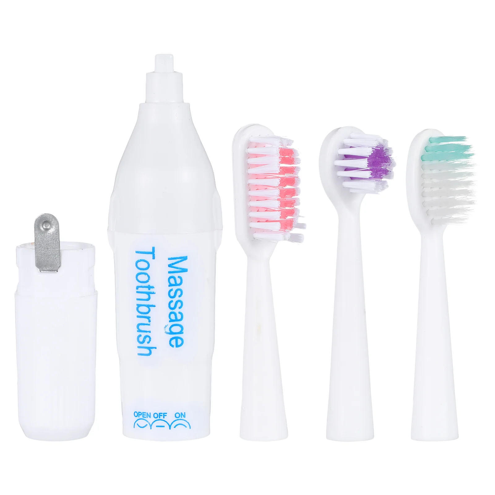 

1pc Pet Electric Toothbrush For Dogs Cats Portable Waterproof Travel Use Acoustic Cleaning Technology Electric Brush