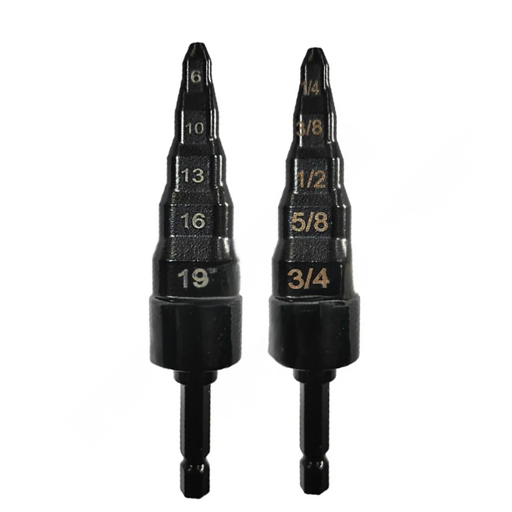 Swaging Drill Bit Set for Copper Pipes Long lasting Performance Metric and Imperial Measurement for Versatility