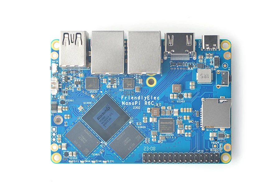 Imagem -05 - Nanopi R6c Roteamento Máquina Completa 2.5g Gigabit Rk3588s Mais 32 Mais 32gb Expansão do Ssd