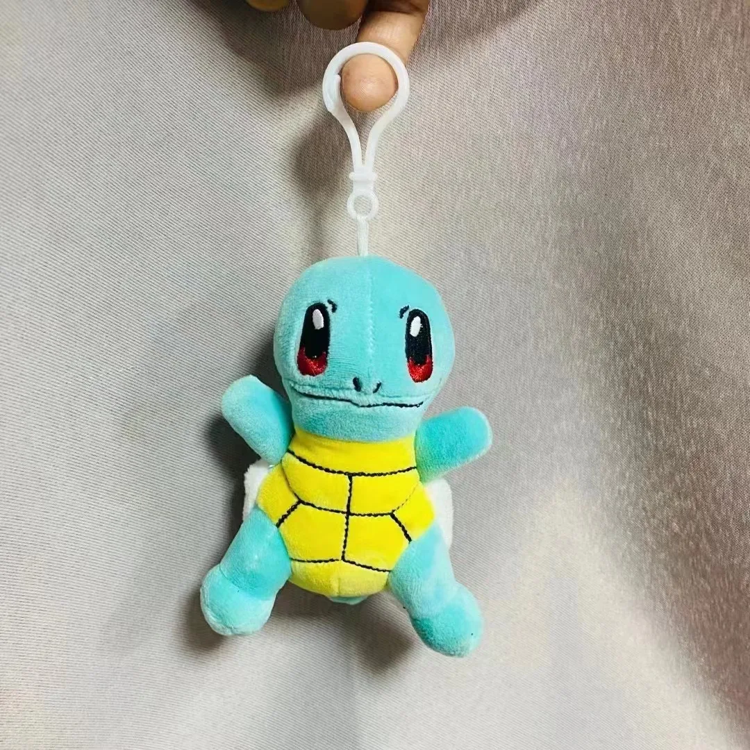 5 stile 10 cm Pokémon bambola di peluche carino Pikachu Psyduck bambola modello portachiavi zaino decorazione ciondolo giocattoli per bambini regali