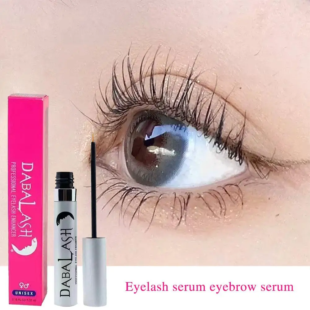 Dabalash 0.18oz 5.32ml cílios crescimento rápido essência fortalecedor lápis realce nutritivo sobrancelha iluminando soro maquiagem