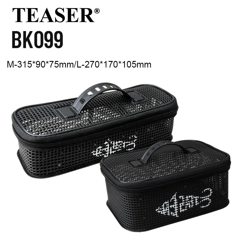TEASER BK099 255g M L Large Capacity Multifunctional Fishing Lure Bag Outdoor Waterproof Metal Jigging Lures Fishing Bags