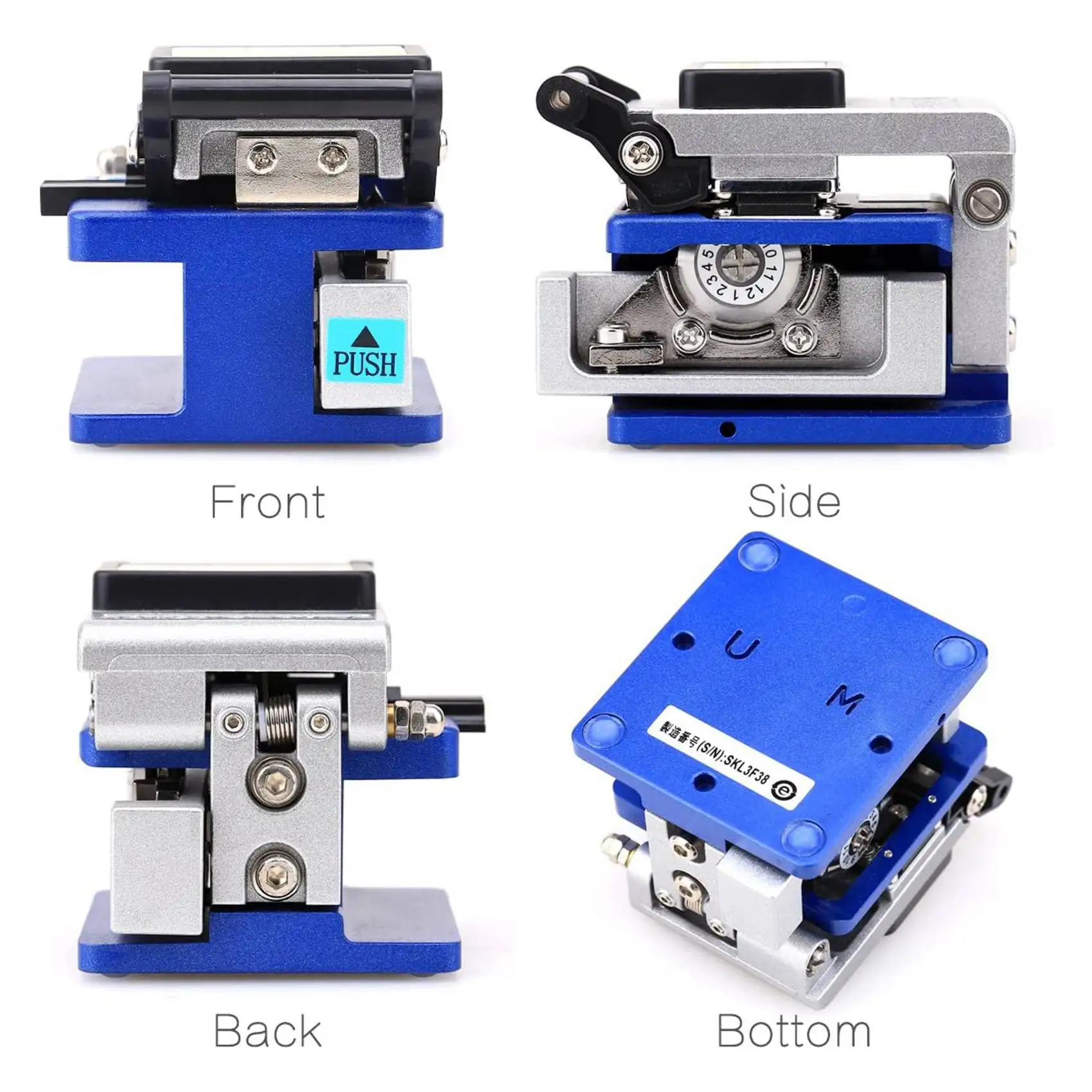 

Ingenious-2X FC-6S Fiber Cleaver Stripping Cutter Tools Fiber Optic Cable Cutter Cold Contact Dedicated FTTH Tool