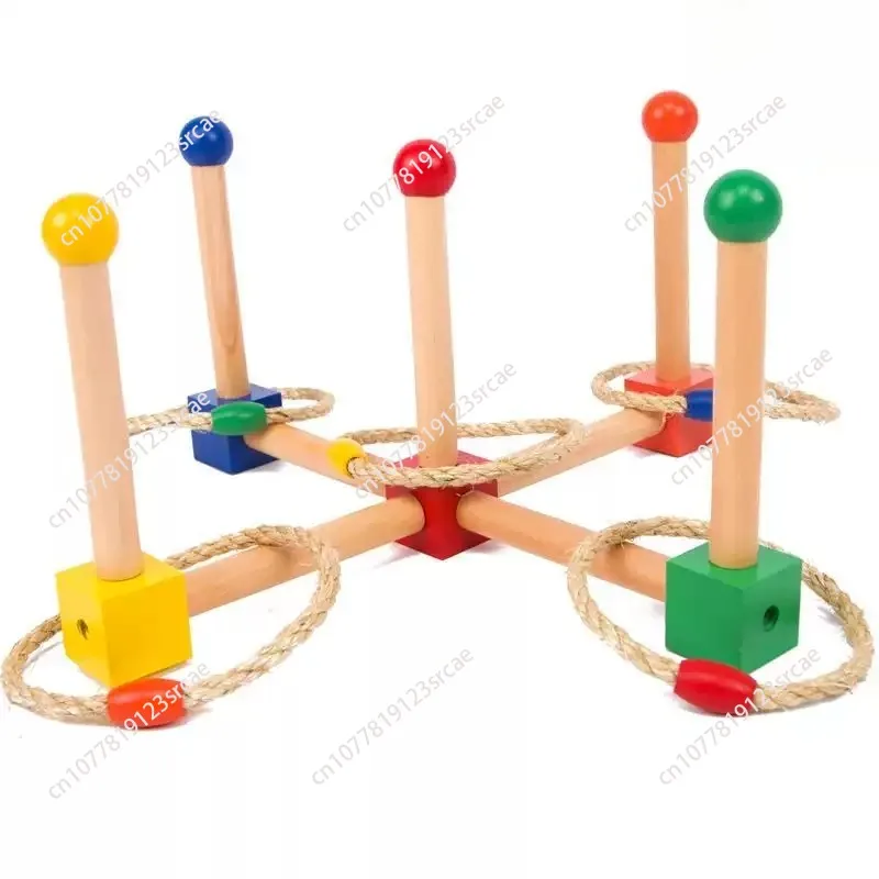 Wooden Stacked  Development Brain Teaching  Educational