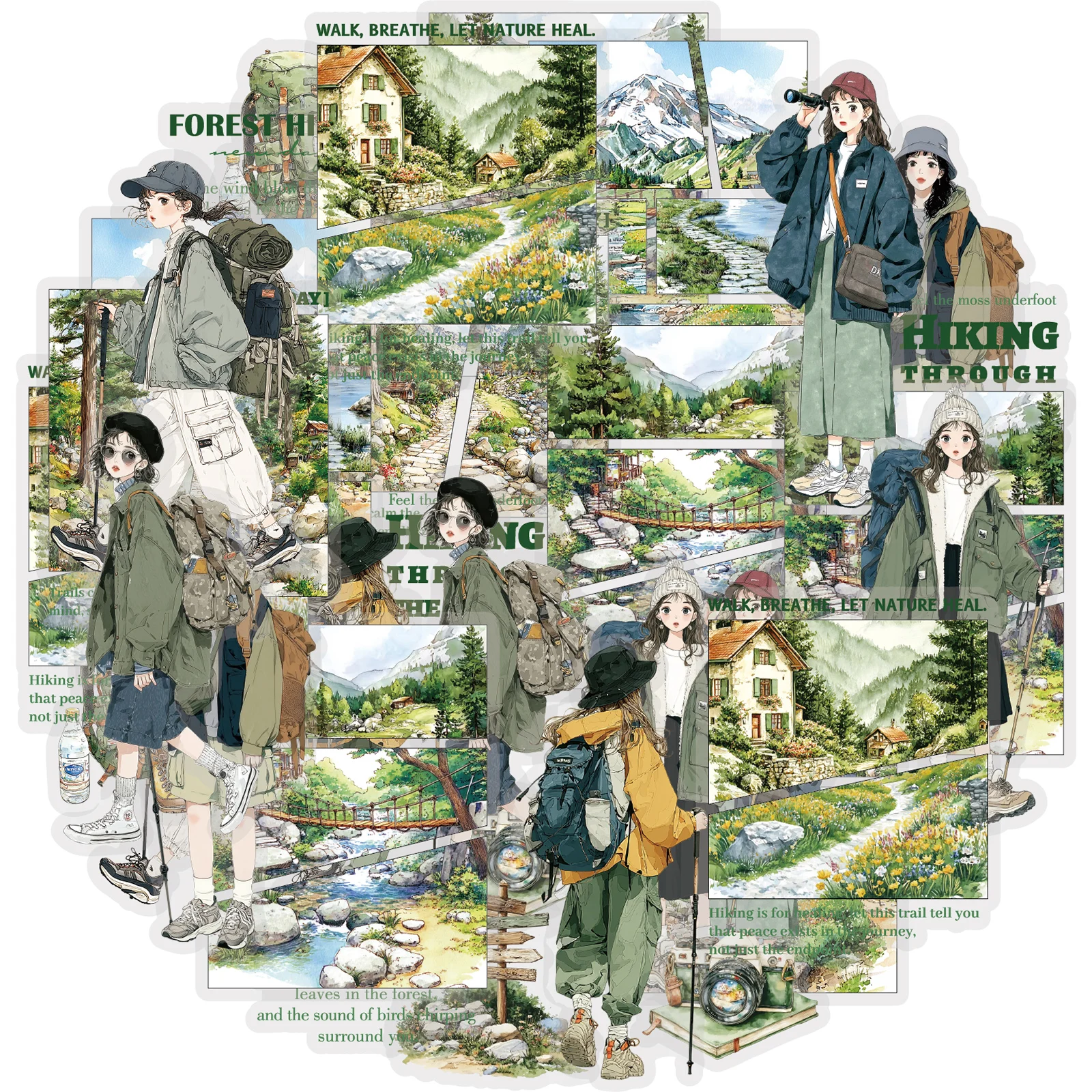 Outdoor Adventure Forest School - Etori Life Forest Hiking 30Pcs Forest