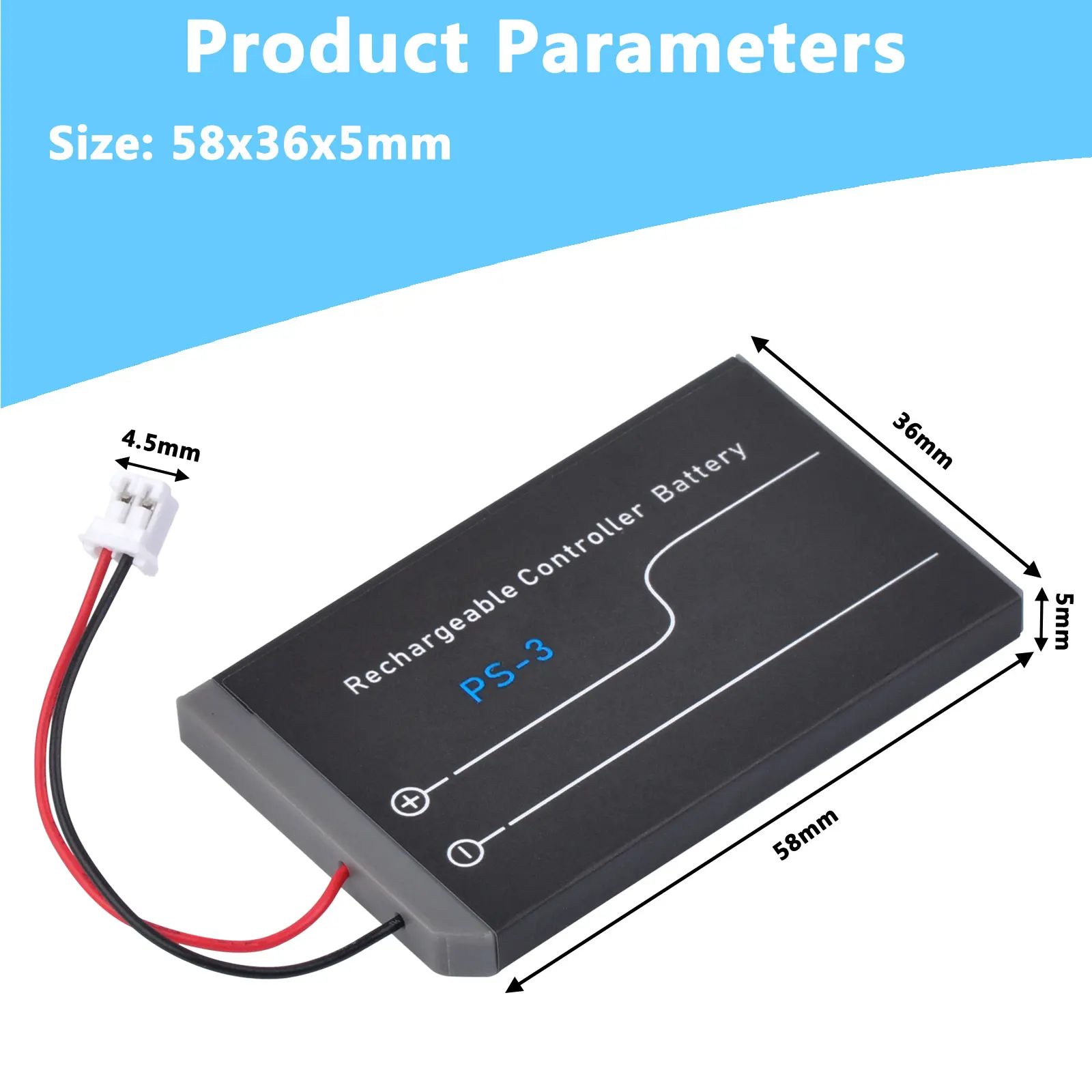 Pickle Power PS3 Gamepad Replacement Battery For Sony PS3 PlayStation3 Wireless Controller Part No LIP1359 LIP1859 LIP1427