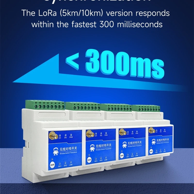 1/2/4/8-Way 868/915MHz Wireless Remote Transmission Switch CDEBYTE E860-DTU Series 5KM/10KM Industrial Grade DC8-28V