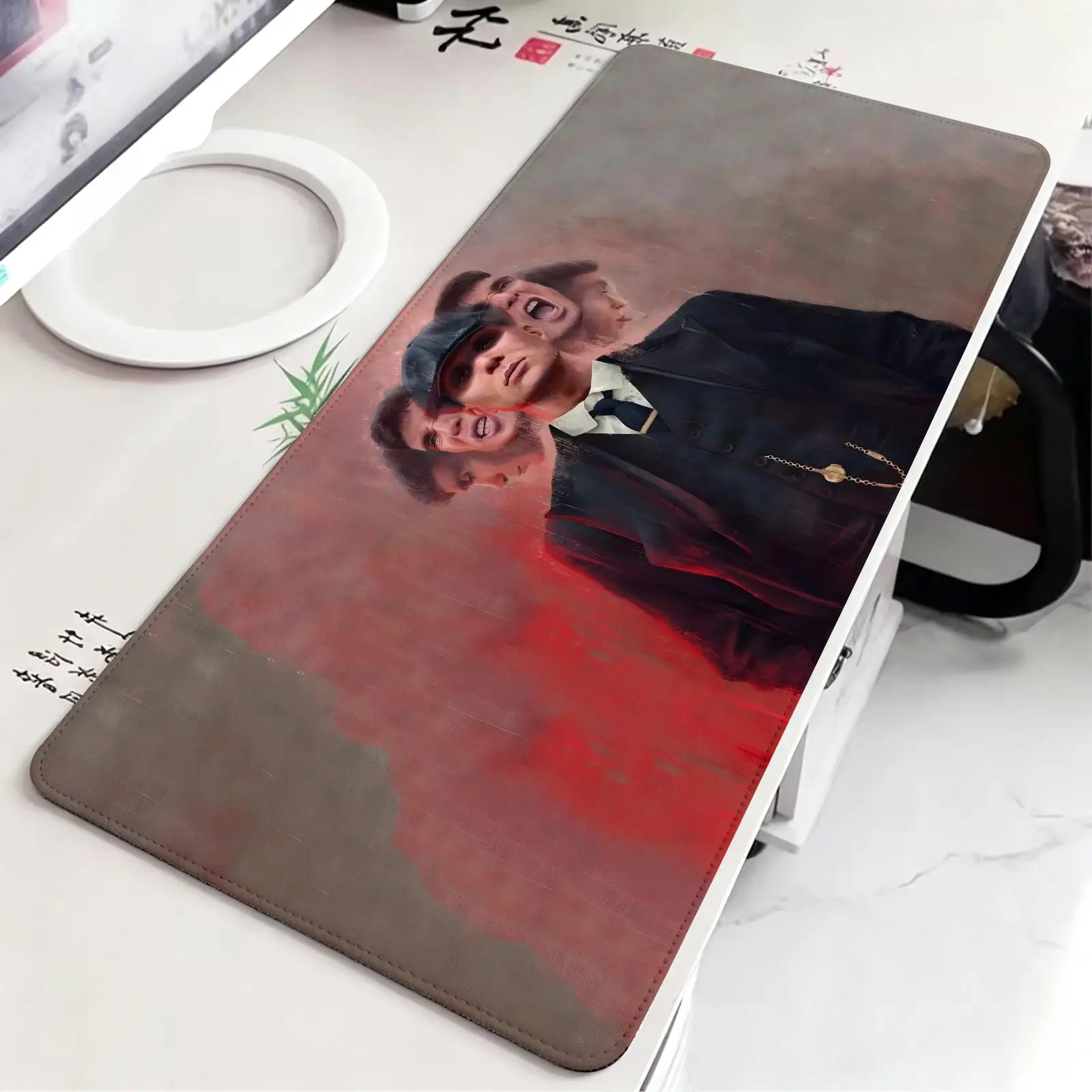 Mouse Pad Esports gaming mouse pad, stitched edge computer desk mat,anime style desktop mouse mat Peaky Blinders