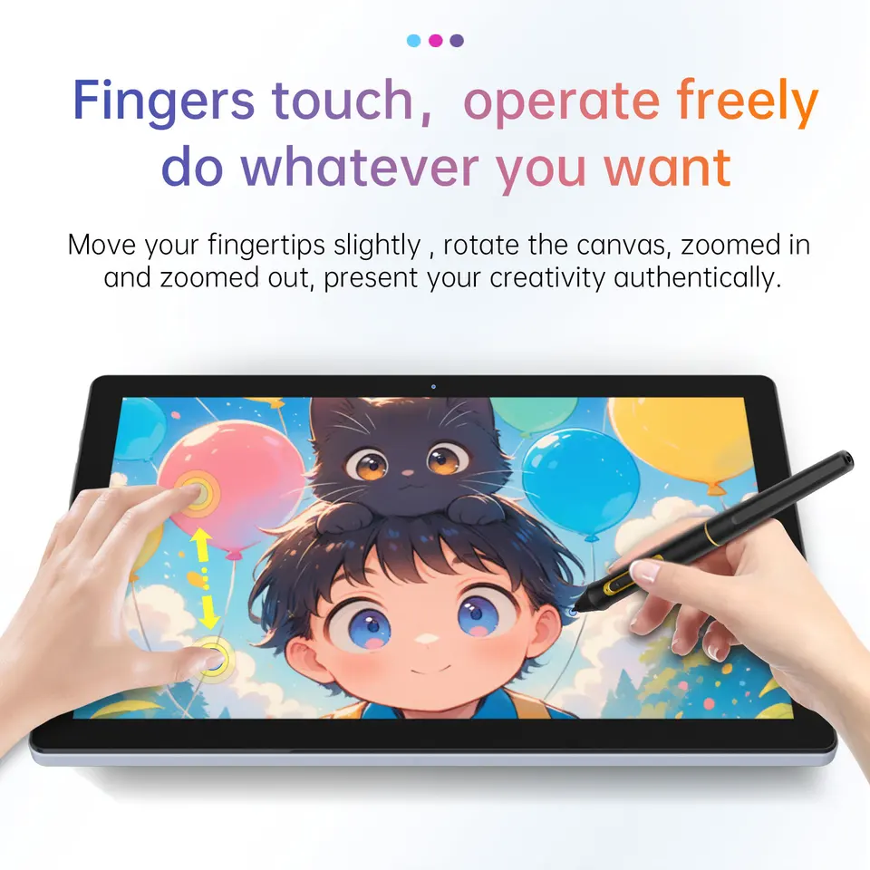 BOSTO BT-101A Portable Graphics Drawing Tablet 10.1 Inch IPS