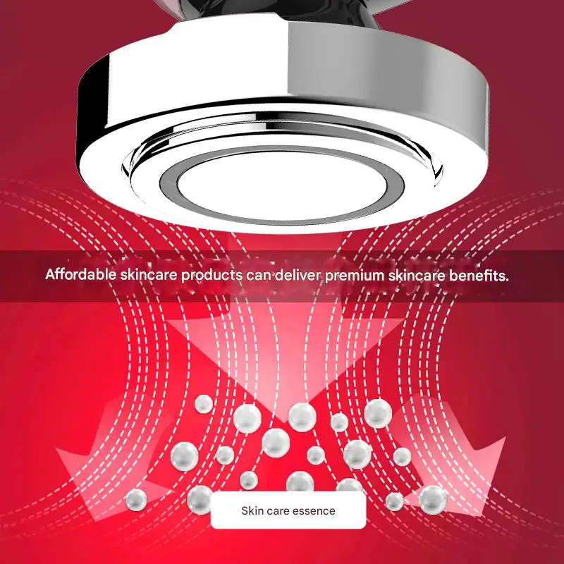 جهاز تجميل الوجه بالضوء الأحمر والأزرق لرفع الوجه EMS جهاز تدليك العين المكركرنت وجهاز التسريب #2