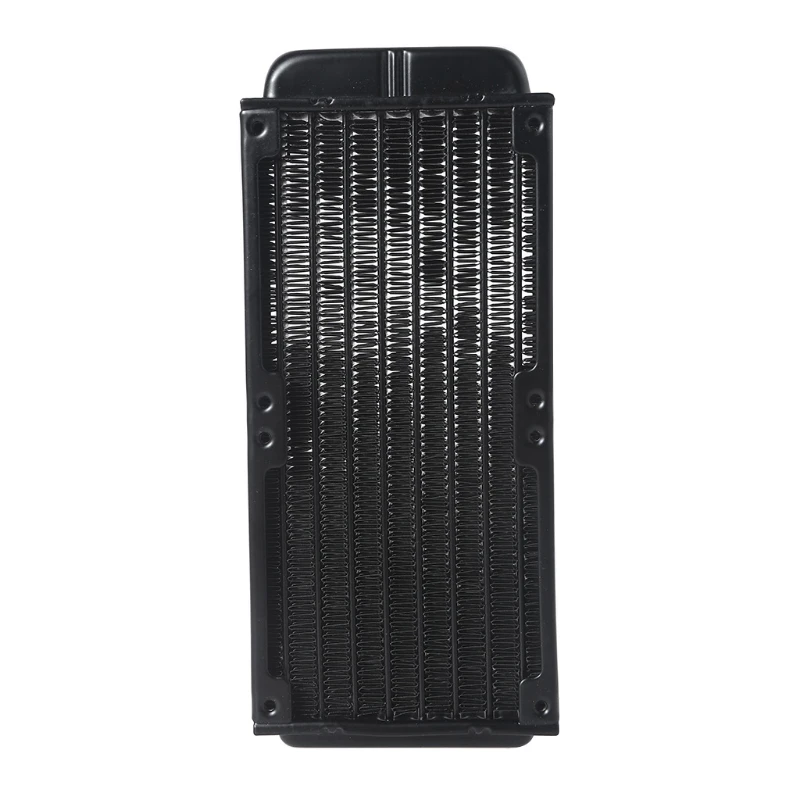 Aluminum Water Cooling Radiator 10 Tubes Heat Exchanger CPU Heatsink Cooler Fast Heat Dissipation for PC Computer