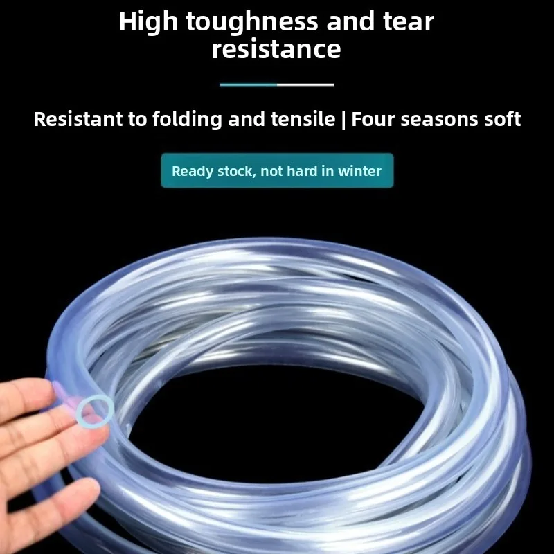 PVC transparante slang, horizontale buis, aquariumslang, plastic slang, PVC slang