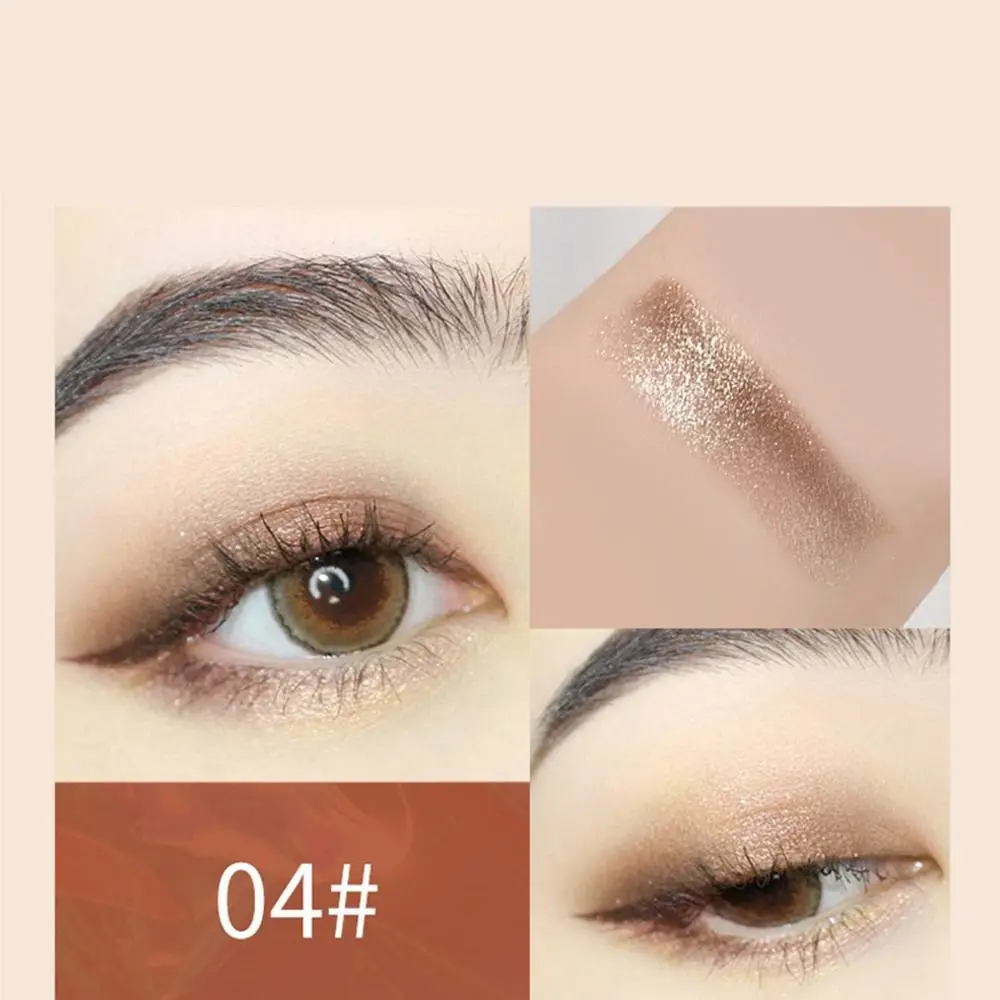 Waterproof Eyeshadow Stick Pearly Shimmer Double Color Eye Makeup Tool Gradual change Fine Flash Eye Shadow Pen Women