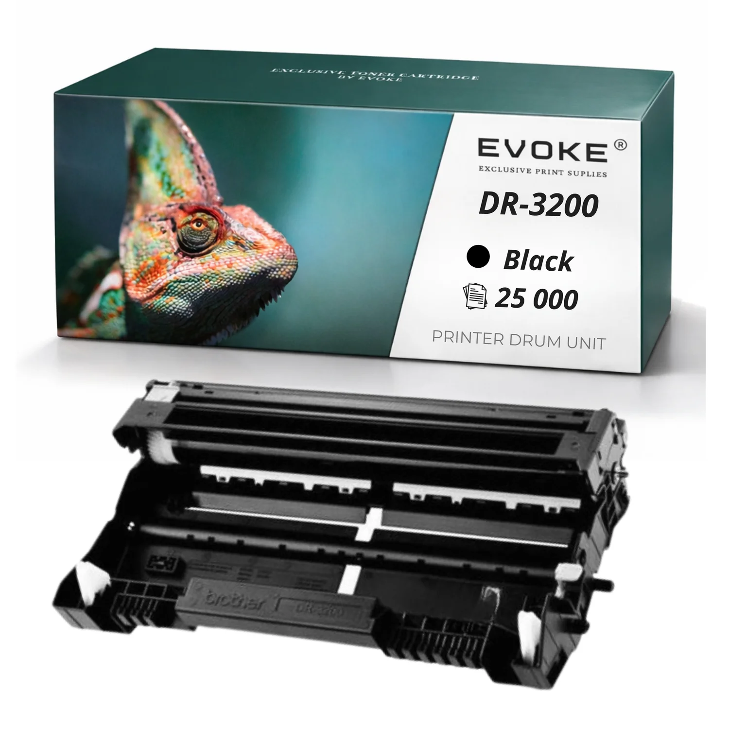 Evoke Compatibele Trommel voor Brother Dr3200 Dr-3200 Zwart 25000 Pagina's Hl-5350 Hl-5350Dn Hl-5370