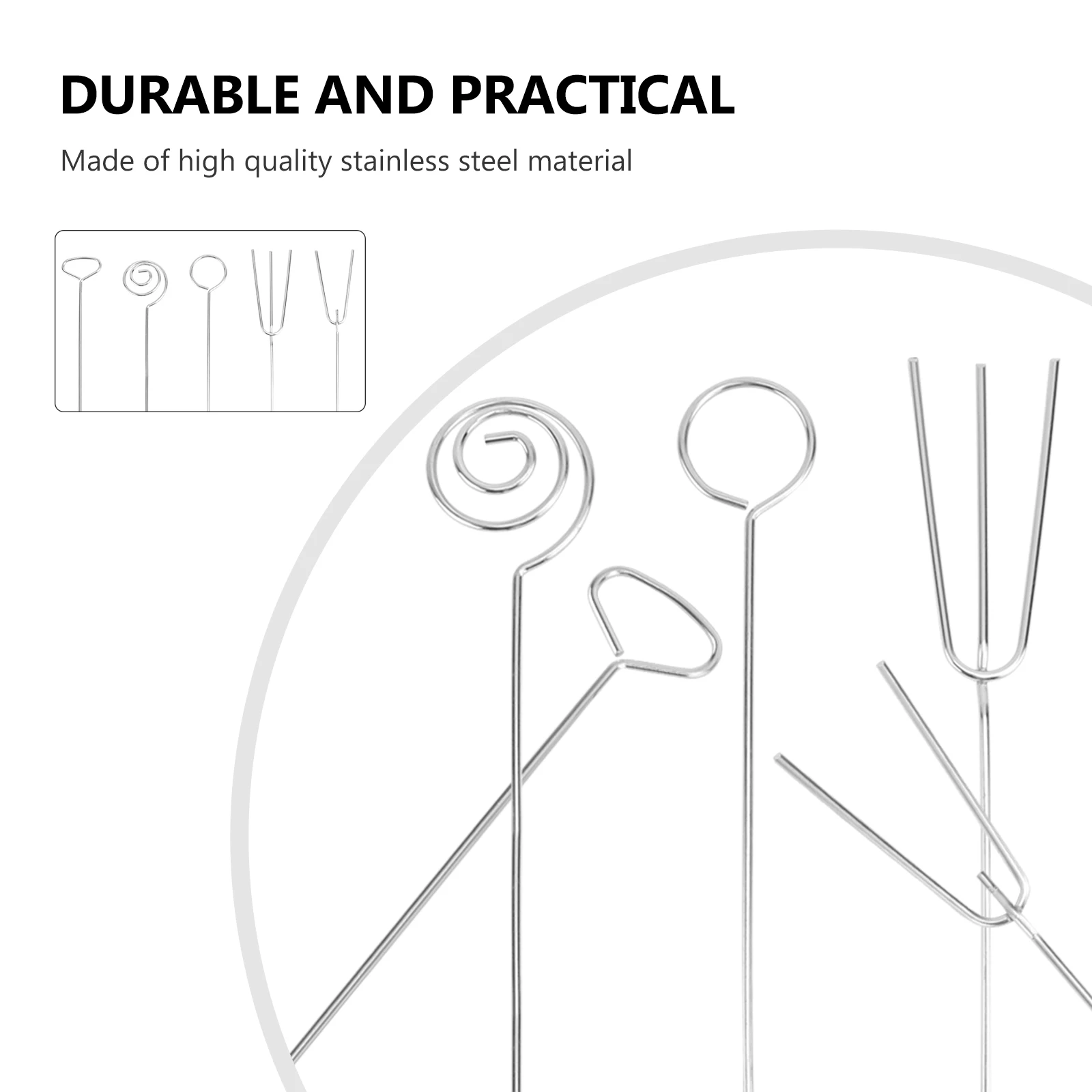 

5Pcs Stainless Steel Chocolate Fork Set Dipping Tools with Varied Tips for Nuts Fruits Candies DIY Sweets Making Kitchen Utility