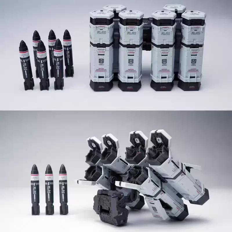 متوفر 1/100 GP-02 سليمان التوت نموذج Mlrs حقيبة الظهر ملحقات حزمة التجميع عدة بولي كلوريد الفينيل تمثال نموذج الديكور الهدايا اللعب