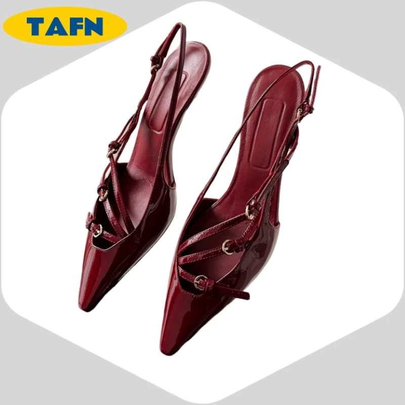 

Pumps 25 New Fashion High Street Popular Cowhide Good Looking Trendy Simple and Comfortable Niche Exquisite and Versatile AD1829