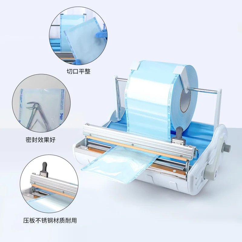 80A Sterilization Bag Sealer, Medical Paper-Plastic Pouch Heat Sealing Equipment for Sterile Packaging
